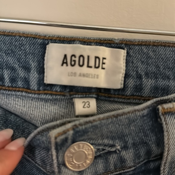 Agolde Nico high rise slim in headlines - Picture 4 of 9